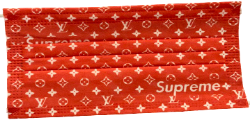 Red Supreme Disposable Face Mask - Pack of 20