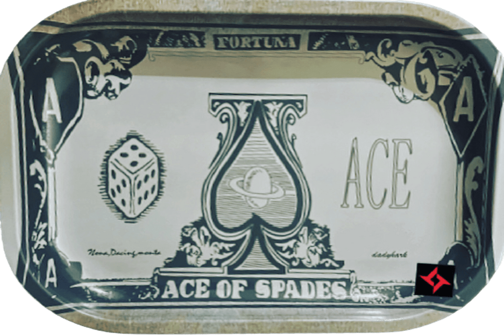 ACE of Spades Toon Rolling Tray - TrayToons
