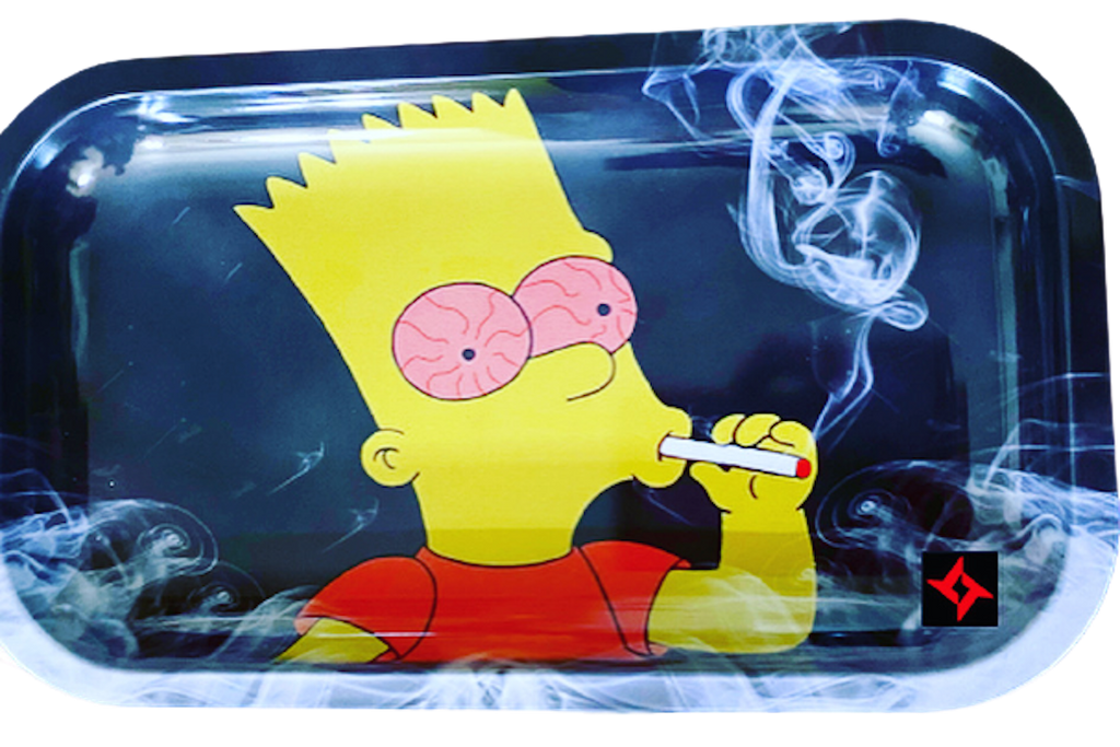 Bart Smoking Toon Tray