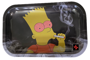 Bart Smoking Toon  Tray