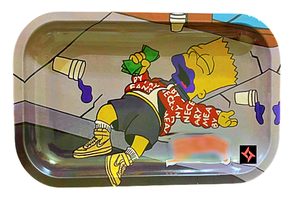Bart Passed Out Toon Tray
