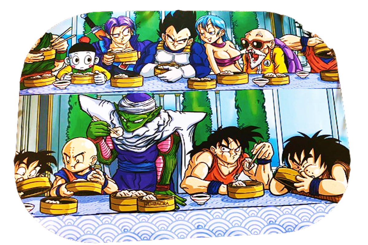 Dragon Ball Z Dinner Party Small Toon Tray with Magnetic Lid