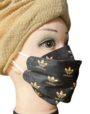 White-Black Disposable Face Mask - Pack of 20 – TrayToonz