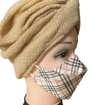 KF94 Thin Burberry Disposable Face Mask - Pack of 10