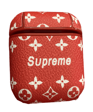 Red Sup x LV AirPods Case Vibez