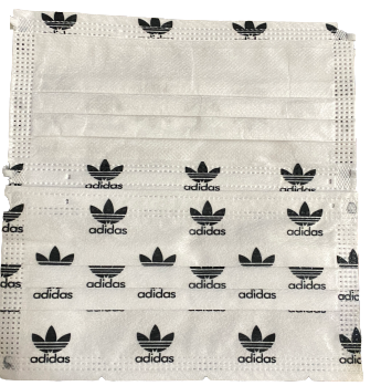 White Adidas Disposable Face Mask - Pack of 20